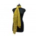 Cotton Stole With Floral Embroidery and Net Lace Cotton Stole With Floral Embroidery and Net Lace